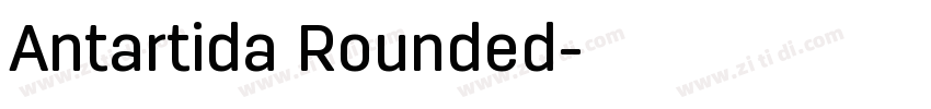 Antartida Rounded字体转换